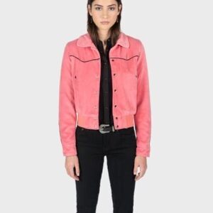 Make me a reasonable offer! Velvet Banded Hem Jacket  NWOT